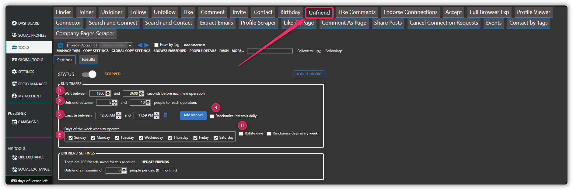 The Linkedin Unfriend Tool SU Social