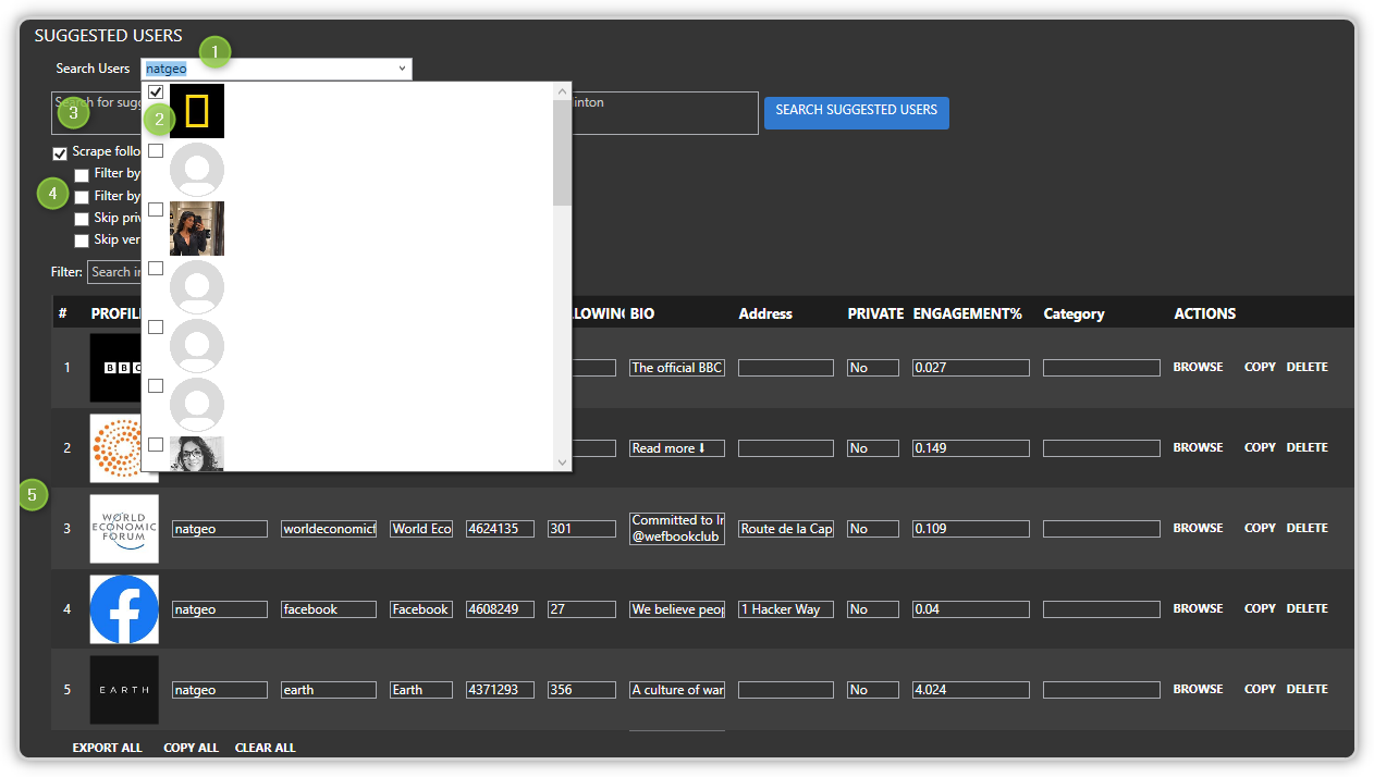 Use Search Users The Instagram Users and Hashtags Tool - SU Social