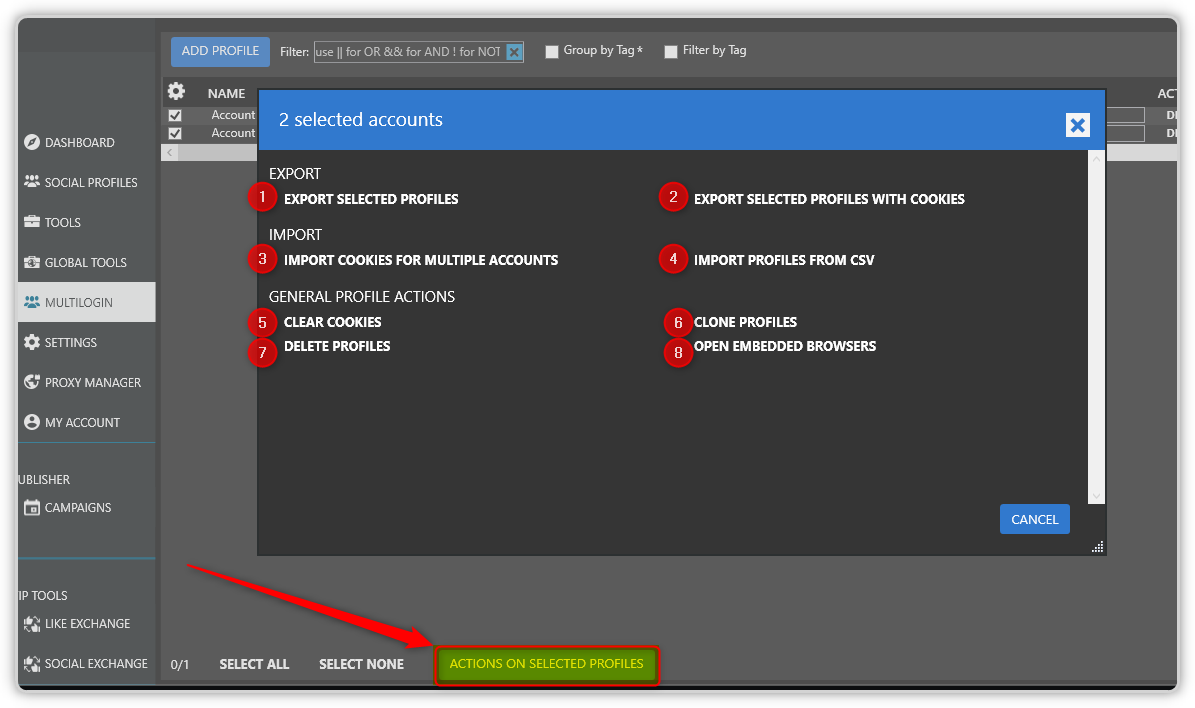 Multilogin Tool SU Social