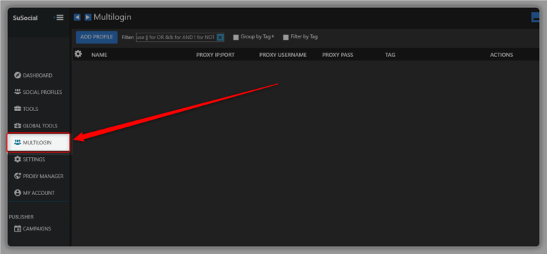 Multilogin Tool - SU Social