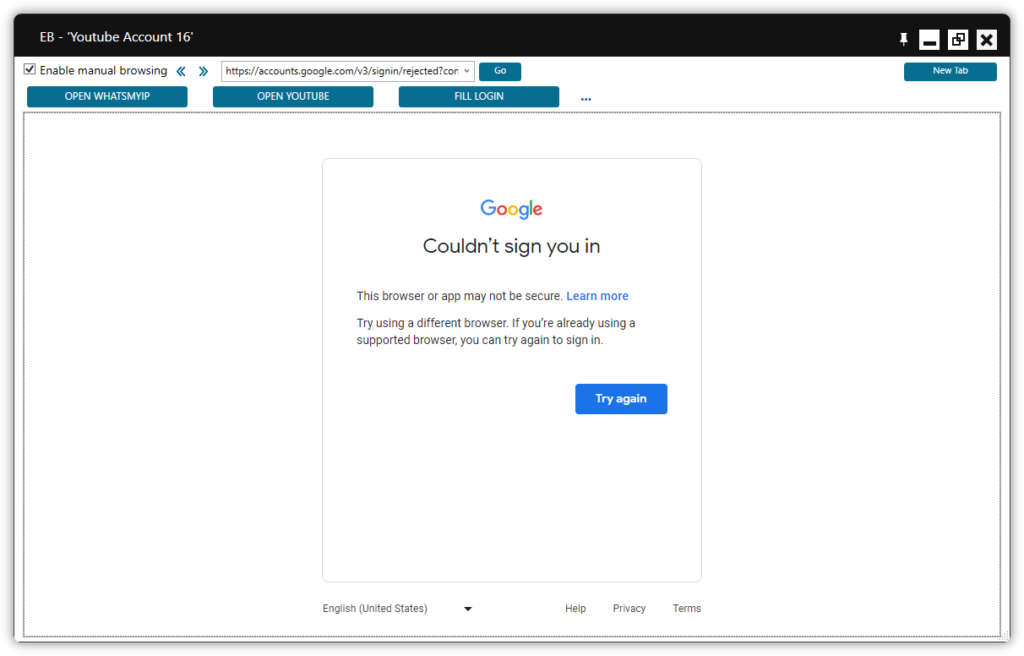 How to fix “Couldn’t sign you in” for YouTube - SU Social